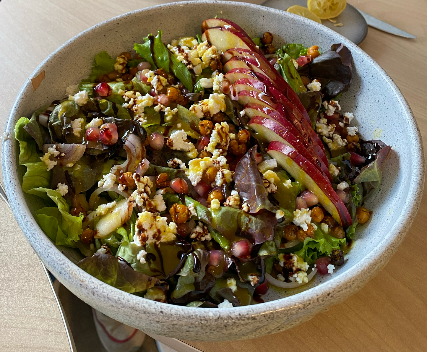 Crunchy Chickpea Apple Salad